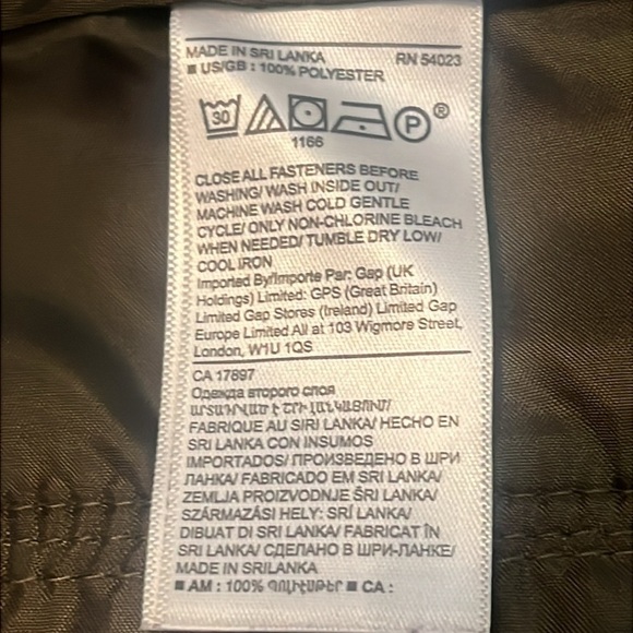 Banana Republic Olive Green High-Rise Wide-Leg Utility Pant Size 12 - Picture 10 of 13